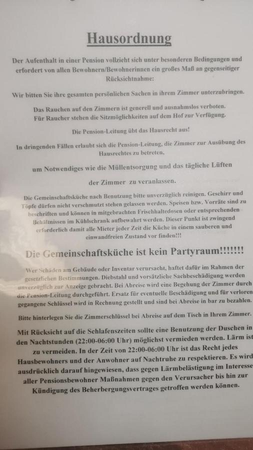 Zimmervermietung Schönfließer Stuben auch für Monteure Eisenhüttenstadt Exterior foto
