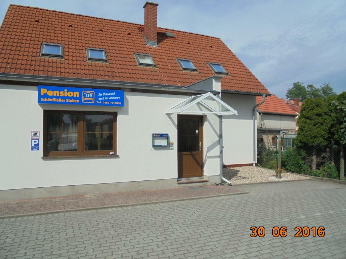 Zimmervermietung Schönfließer Stuben auch für Monteure Eisenhüttenstadt Exterior foto